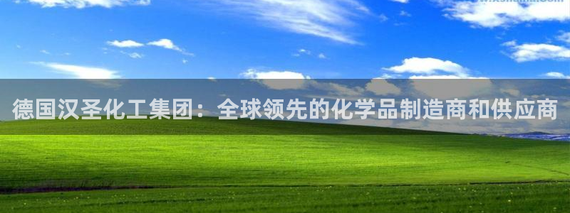 球盟会最新活动：德国汉圣化工集团：全球领先的化学品制造商和供