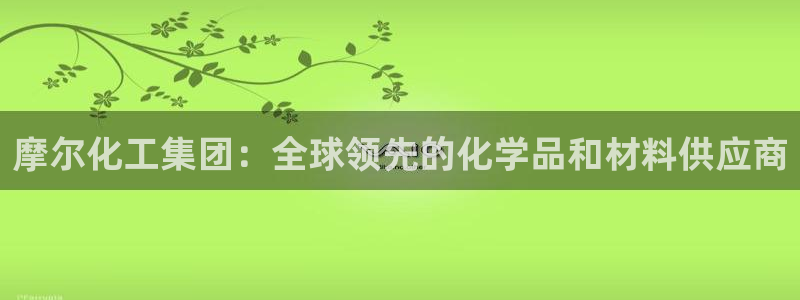 球盟会平台怎么样：摩尔化工集团：全球领先的化学品和材料供应商