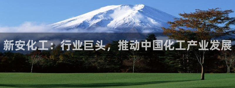 球盟会可以提现么现在：新安化工：行业巨头，推动中国化工产业发